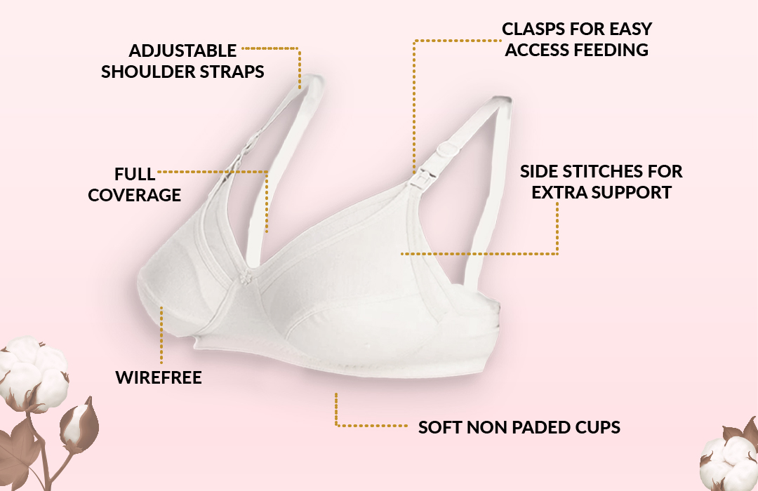 Best Feeding Bra Online, Wireless Nursing Bra, Maternity Feeding Bras, Maternity  Feeding Bras For Women, Feeding Bra